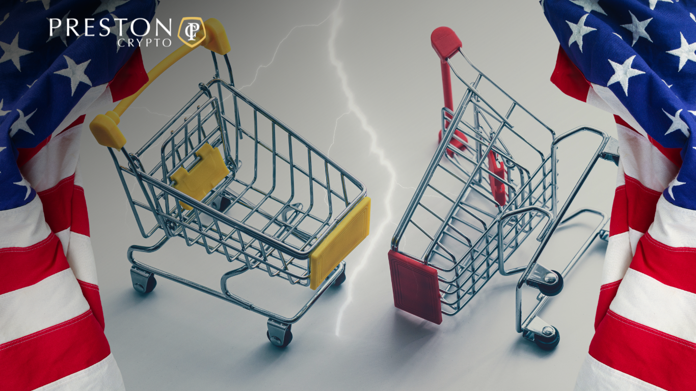 Preston Crypto novinky Co přinesl 14. týden nové celní tarify a propad na finančních trzích